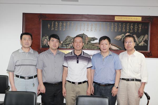 会长刘长江一行访问兰州市邵阳商会